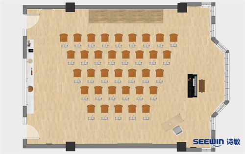 音乐教室-范雅椅平面图
